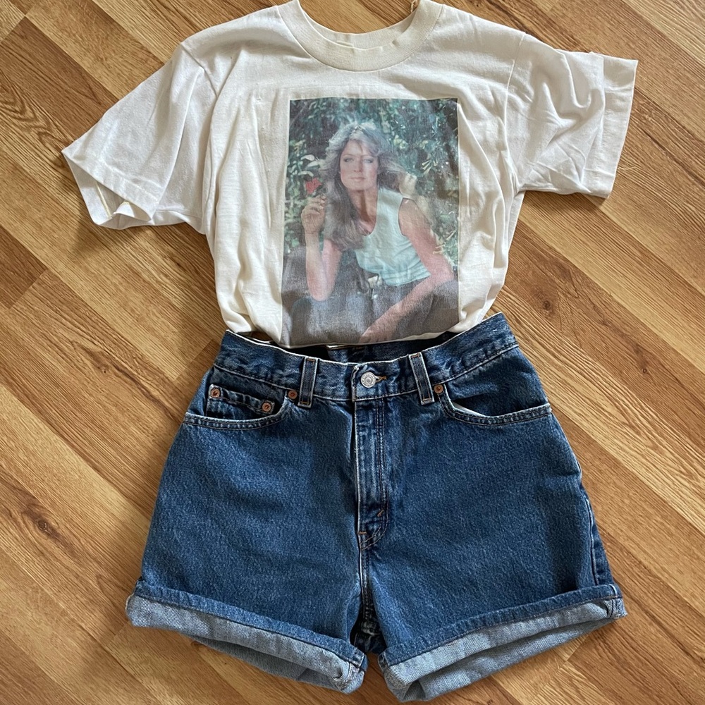 SOLD Authentic Vtg Farrah Fawcett XS/S RARE - Picture 4 of 16